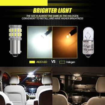 Super svijetle BA9S LED BAX9S H6W T4W BAY9S H21W Lampa 30-SMD Svjetla za vožnju unazad Vozila Registarskih oznaka Automatskog Parkiranja Interna Kartica Dome Lampe